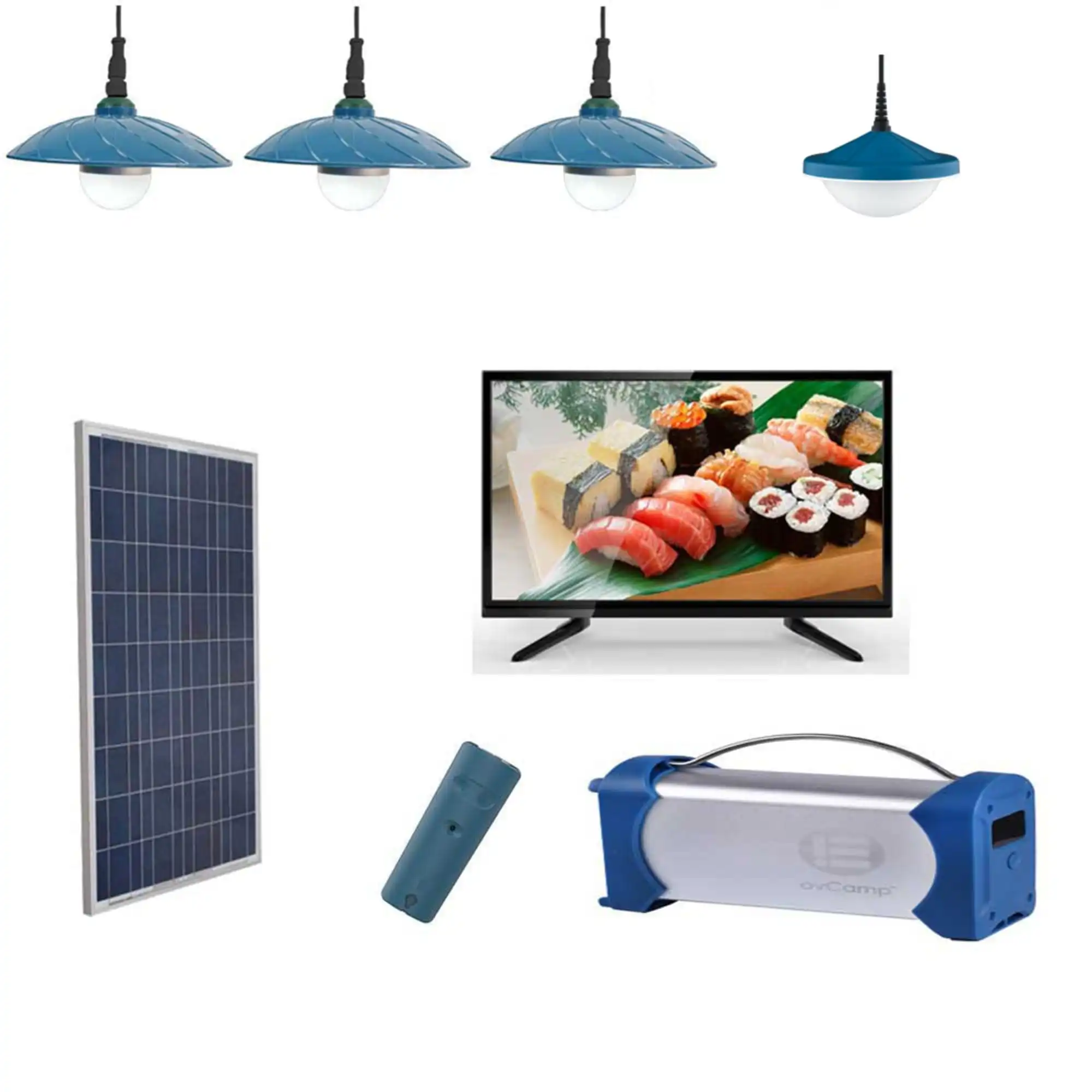 The CAMP solar 24' TV Pack A is one of the best-value entry-level solar product for small homes and businesses